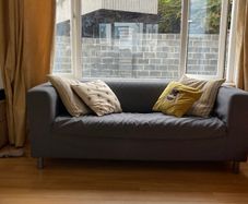 2 grey Ikea Klippan 2 seater sofas for sale