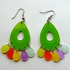 Retro Style Hoop Earrings - nice gift