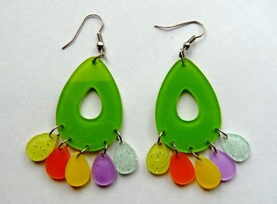 Retro Style Hoop Earrings - nice gift