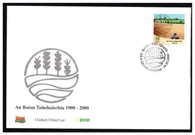 2000 Ireland Centenary of Department of Agriculture Stamp An Post First Day Cover (FDC)