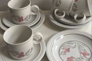 Reduced Vintage ceramic twelve piece tea set