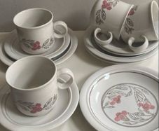 Vintage ceramic twelve piece tea set