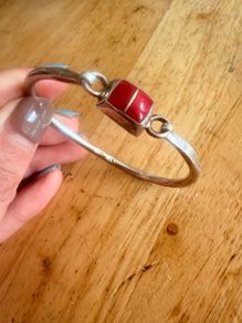 Vintage silver bangle