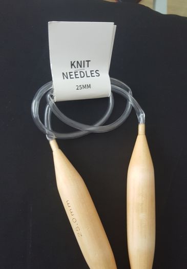 Jumbo 15mm 20mm 25mm Wooden Circular Needles 1pc