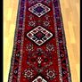 Pretty Persian Hamadan Hand knotted wool runner rug carpet Image 2