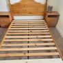 Solid wood double bed frame Image 2