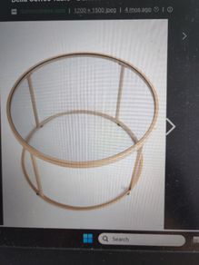 Coffee table  rose gold