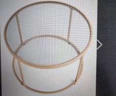Coffee table  rose gold