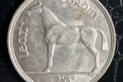 Ireland Eire 1940 Silver Half Crown Coin
