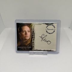 Samantha Ferris Supernatural Autograph Inkworks Trading Card
