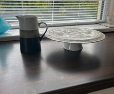 Large Cake stand and Jug