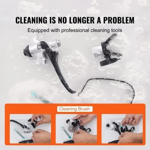 Airless Paint Sprayer, 750W 3000PSI High Efficiency Electric Airless Sprayer With Cart, Fine And Even Painting Effect, Paint Sprayers for Home Interior