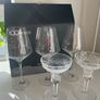Krosno Avant-Garde red wine glasses and crystal candle holders Image 3