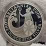 United Kingdom 2008 Silver Proof 1oz Britannia 2 Pounds One Ounce Fine Silver in Original Holder with COA Image 2