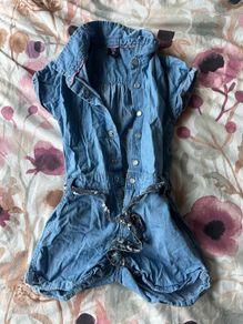 Cute romper for a girl, with shorts, 110 cm, 4-5 years