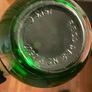 Emerald Green glass decanter Image 4