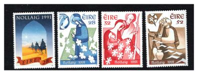 1991 Ireland Christmas Commemorative Stamps Mint Never Hinged (MNH)