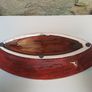 Red glazed bowl oval Image 4