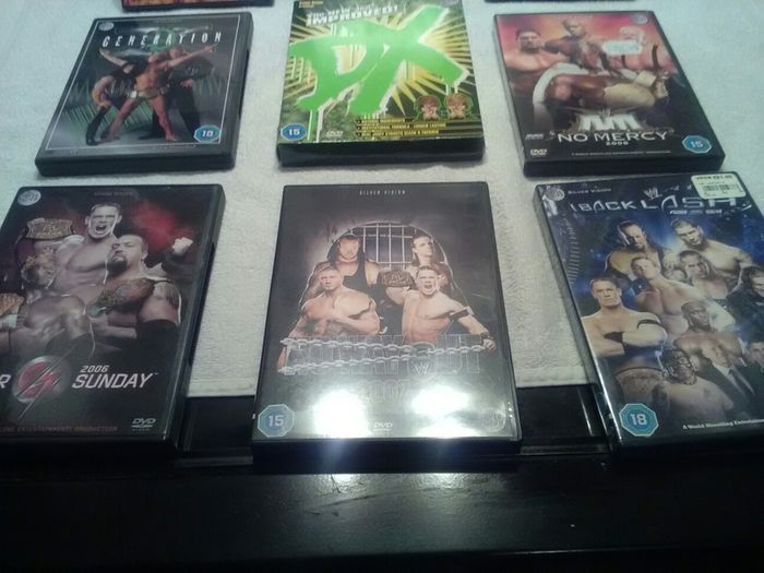 Selection of WWF DVDs price is for all