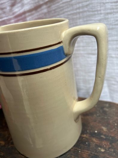 Early Carrigware /Carrigaline Pottery Banded Jug