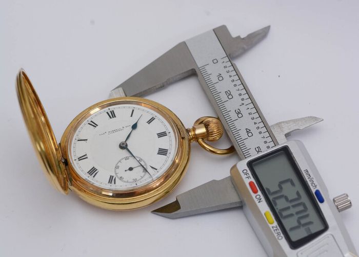 Vintage GentsTho Russell & Son Liverpool Gold Pocket Watch