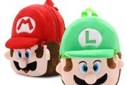 Super Mario Bros Plush Backpack Pokemon Pikachu Anime Figure Stuffed Toy Soft Cute Baby School Bag Children Birthday Gifts