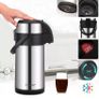 NEW Tea or Coffee Vacuum Air Pot 3 litre Flask Image 2