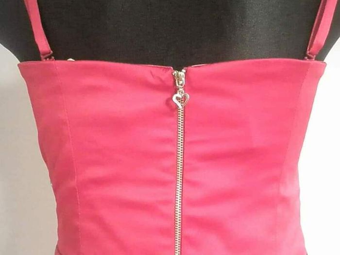 satin look dress with crystals Sizes available s and m