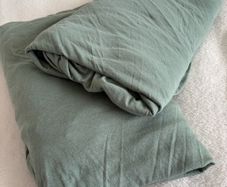 Green King Size Fitted Elasticated Bed Sheets