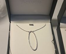 waterford  necklace and earrings