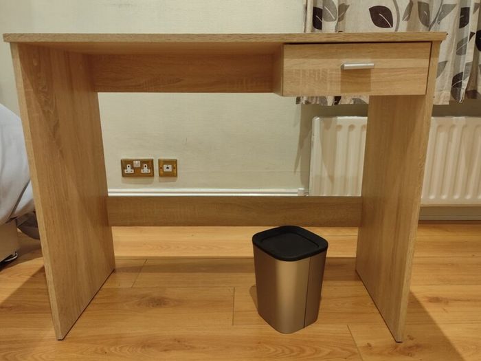Small wooden table with drawer
