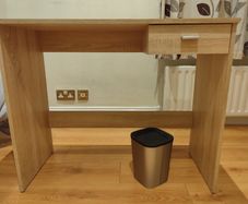 Small wooden table with drawer