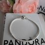 New genuine pandora pave clasp bracelet Image 3