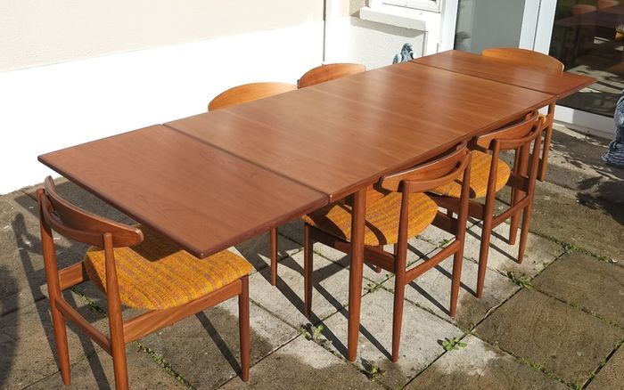 Mid Century Vintage G Plan Kofod Larsen Danish Range Dining Set