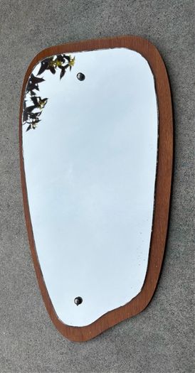 Vintage Danish style mirror c1970