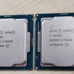 2x. Intel Xeon E-2176G SR3W3 3.70 Ghz. Mint Condition