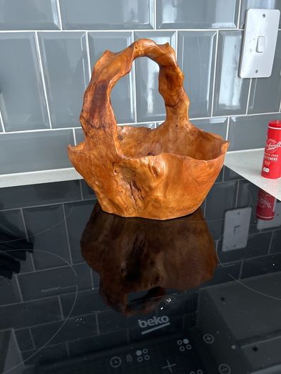 wooden item hand carved