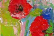 Celina Mastella Oil painting, poppies