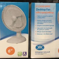 6" Desk Top Fan Small