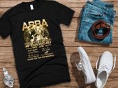 Abba 48th Anniversary 1972 - 2020 Happy New Year Abba band t-shirt