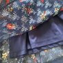 Girls Navy Summer Floral Dress Image 7