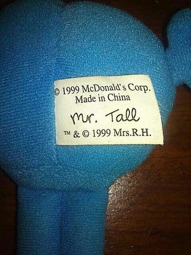 For sale McDonald's Mr tall