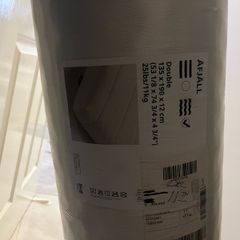 IKEA double bed Foam mattress, medium firm/white