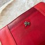 Visconti Womens Red Leather Wallet purse Genuine Leather Image 2