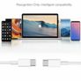 New USB-C Type C Male to Type C Male Charging Cable For Phones MacBook Air / Pro 1m - FHT16CAB Image 6