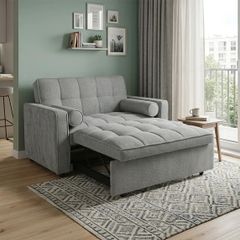 Small Grey Sofa Bed Only 118cm Wide