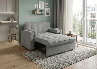 Small Grey Sofa Bed , Only 118cm Wide