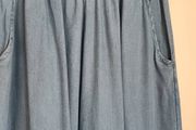 Wide Leg  Palazzo Denim Pants