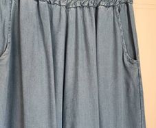 Wide Leg  Palazzo Denim Pants