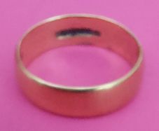 "Wedding Band" GOLD  ring 18ct 750 4.5g